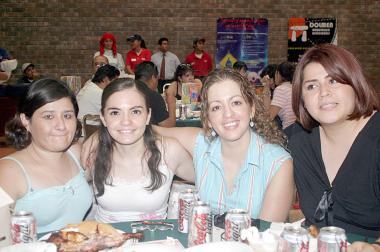 Liliana Espino, María Belem González Román, Érika López y Ángeles Aguilar.