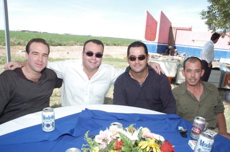 Ignacio Peña, Toño Lamberta, Ignacio Cruz y Orlando Mancisidor.