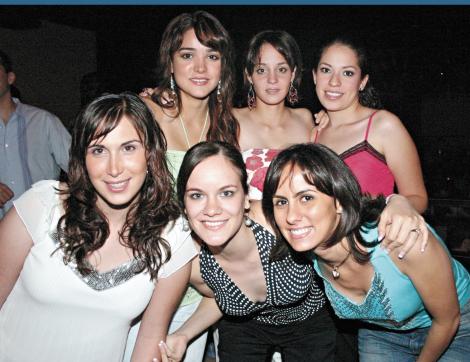 Lorena Salmón, Gaby Torres, Brenda Domínguez, Lucía Sada, Susy López-Barrio y Soraya Zreik