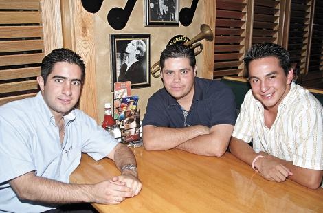 José Máynez, Gerardo Montañez y José Armando González