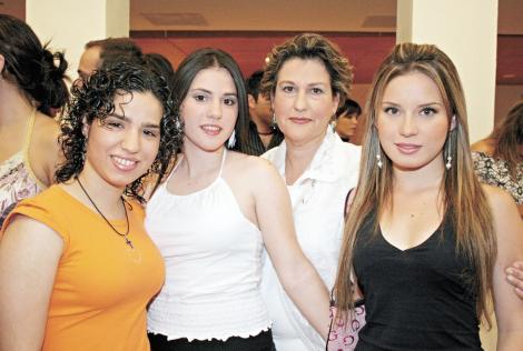 Alexa Samaniego, Paty Cedillo, Paty M. de Cedillo y Elsa Martinez