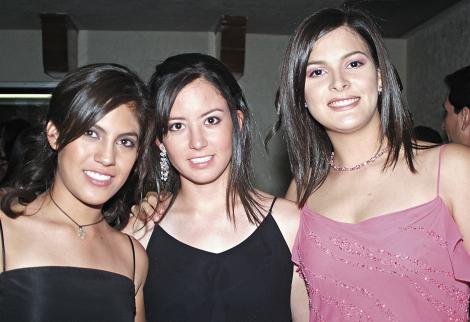 Elisa Delgado, Elisa López y Mónica Segura