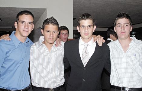 Vidal y Benjamín Suárez, Beto Treviño y Rafael Villegas