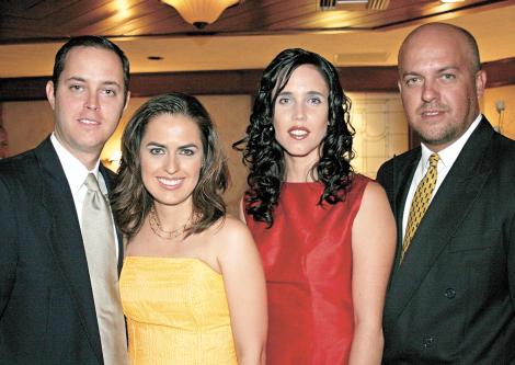 Ernesto Garza, Malena de Garza, Ana de Berrueto y Luis Berrueto