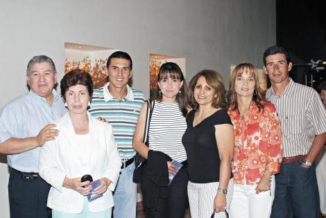 José García Triana, Io Camil de García Triana, Omar Arellano, Lenia de Arellano, Myriam G. de Chávez, Ligeia de De la Torre y Eduardo de la Torre