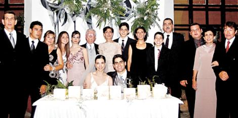 Familia Murra Eager con los novios