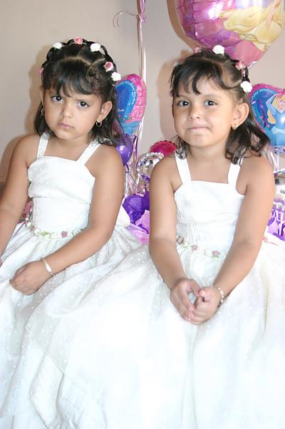 Griselda y Stephany Silva Martín festejaron cuatro años de vida, respectivamente, con una alegre fiesta infantil.