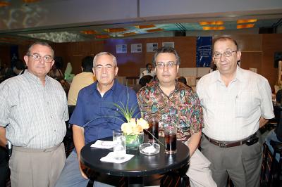 Manuel Giacomán, Alejandro Ramírez, Roberto Ricalde e Indalecio de la Peña.