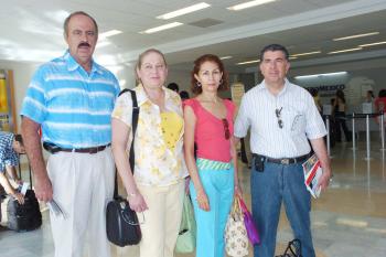 Francisco y Paty Díaz y Germán y Rocío Rodríguez viajaron a la Riviera Maya.