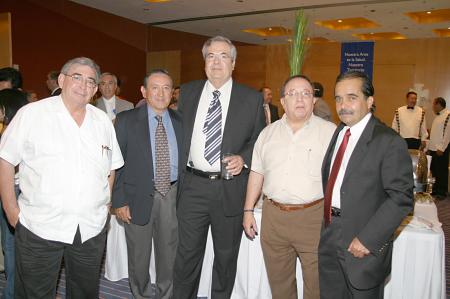 Alfonso Arizpe, Jesús de Lara, Arturo Gallegos, Alejandro Gurza y César del Bosque.