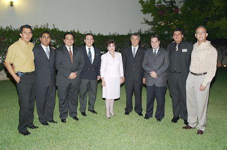 Eduardo Manzanera, José Luis Triana, Víctor Rubén García, Jorge Félix Soto, Cecilia Ramírez Hamdan, Marcos Alfonso Ruiz, Fernando Royo, Hipólito Yañez y Carlos Román Cepeda.