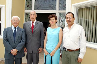 Francisco Ledesma, Germán González Navarro, Socorro Lazaga y Carlos Pérez Arrezola.