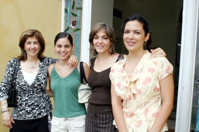 Leticia Ávila de González, Sory Garza, Sory Mexsen de Garza y Rocío Hernández de Sánchez.