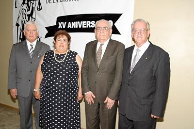 Jesús  Sotomayor, Bernardo Estavillo, Gloria González y José Fuentes.