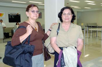 Elsa de Contreras y María Luisa de Bracho viajaron al DF.