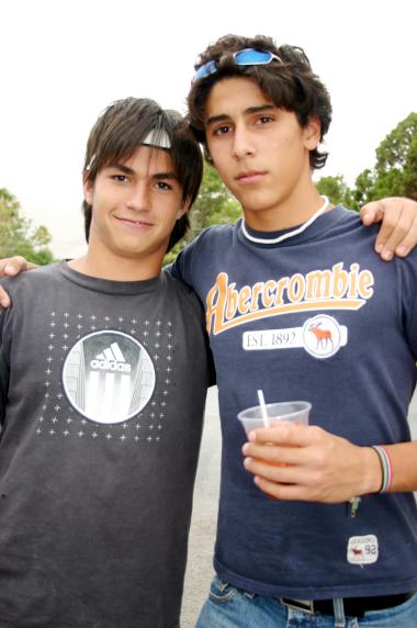 Marco Olvera y Rodrigo Carmona.