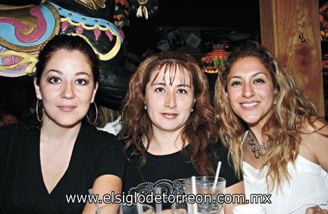 Gaby Ávalos, Mónica Orduño y Lili Anaya