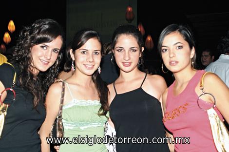 Lucía Sáenz, Martha Godinez, Mayela de la Garza y Pili González