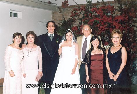 Lupita Mortera, Carolina Murillo Samper, Le Roy H. Briggs Murillo, Martha Yáñez Mortera, Rufino Torre González, Valeria Torre Murillo y Gloria Murillo de Torre