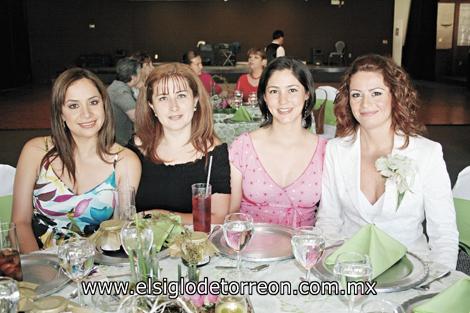 Gaby Guajardo, Mónica Orduño, Gaby de Del Río y Alejandra Aguiñaga