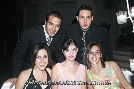 Félix Giacomán, Juanjo Jaik, Ana Laura Muñoz, Adriana Montañez y Ana Carmen Mendoza