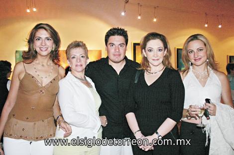 Lizet Leal Metlich, Margarita Serrato, Damián García, Margarita Safa y Arleth Leal Metlich