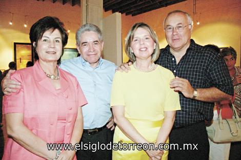 Alma Rosa y Jesús Campos, Silvia y Jorge Pérez