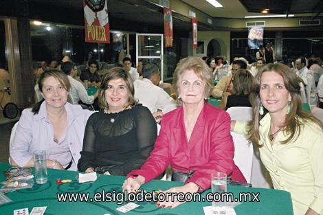 DIVERTIDO BINGO Lety Montoya, Marivi Murra, Hilda Kawas de Zarzar y Sonia Zarzar