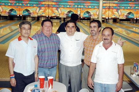 Arturo Herrera Zorrilla, Víctor Hayakawa, Carlos Treviño, Lustacio Ruiz y Francisco Pesqueira.