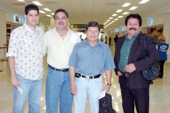 Jesús Macías, Carlos Ríos, Abel Macías y Ulises Canales viajaron a Tijuana.