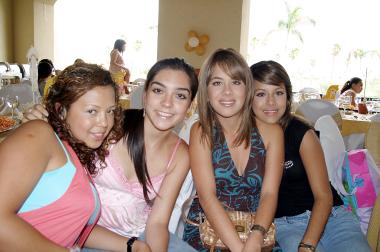 29 de julio 2005
Adriana Pastrana, Elizabeth Gómez, Tanya León y Daniela León.