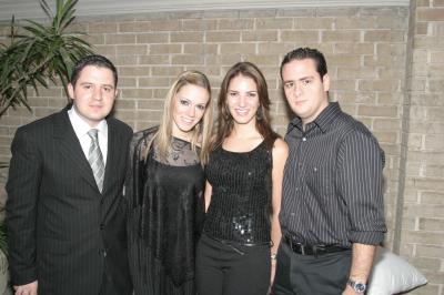 Faruk y Odila Fernández, Ana Lucía y Guillermo Humphrey.