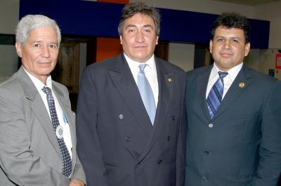 Cipriano Saldívar, Juan Carlos Castro y Mariano Briceño.