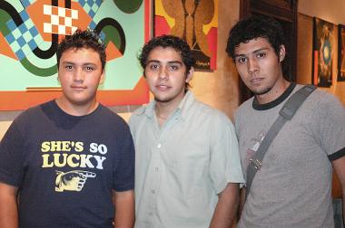 Moisés Martínez, Ismael Rivera y Ricardo Castor