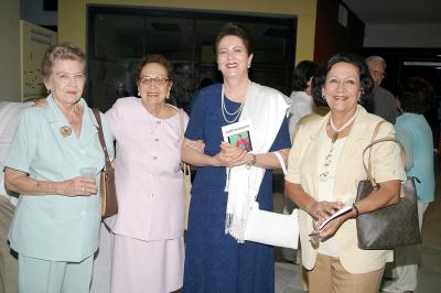 Ana Graham, Mercedes Díaz Rivera, Rosario de la Garza y María Luisa Wong Sánchez.