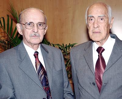 Óscar Muller y Germán González.