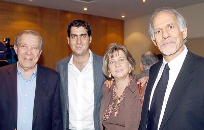 Ramón Iriarte, Ricardo Murra, Margarita Lascuráin y Juan Murra.