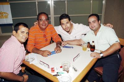 Jorge Córdova, Rafa Pelayo, Jorge Ávalos y Ricardo Villalobos.