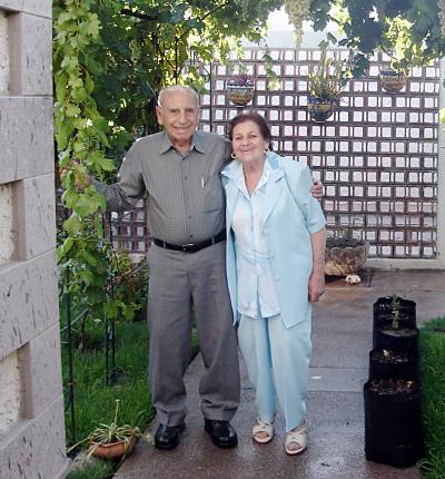 Los señores Murra Giacomán celebraron 56 años de casados.