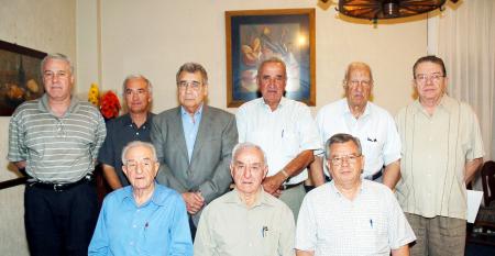 Tomás López Alonso, Arsenio González, Miguel Urtiaga, Jesús Fernández, Julio González, Alfredo González, Juan José Fernández, Manuel Rodríguez y Bernardo Martínez.