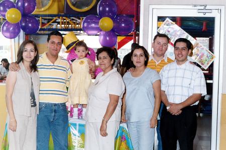 Amigos y Familiares festejaron el cumpleaños de la pequeña Sofía Ortega Chávez