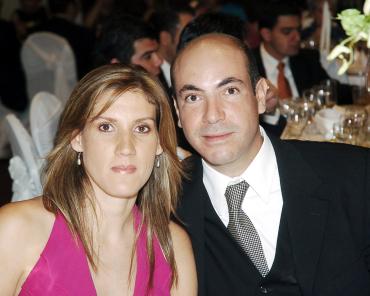 Cristina Garza y César Enríquez.