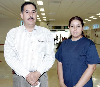 Alberto Gamboa y María Sofía Rodríguez viajaron con destino al Distrito Federal