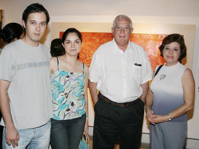 Carola Sánchez, Gretel Romo, Federico Ramos y Federico Salas.