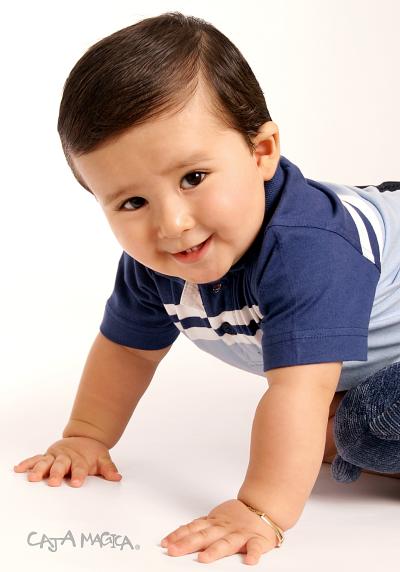 Jorge Emmanuel Sosa González, en una foto de estudio con motivo de su primer año.