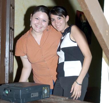 Belinda Hernández y Estrella Ibargüen.