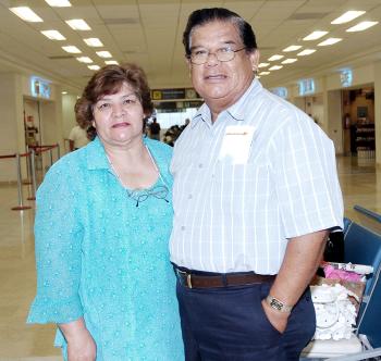 Amparo Enríquez y Jesús Campos vivjaron a Tijuana.