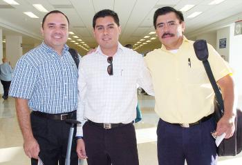 Gerardo Pérez, Marcos Castillo y Ricardo Balcázar viajaron a Mazatlán.