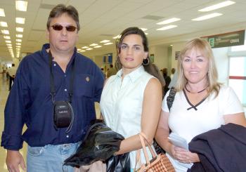 Luis Barroso, Lucero Murguía y Patricia Alatorre viajaron a México DF.