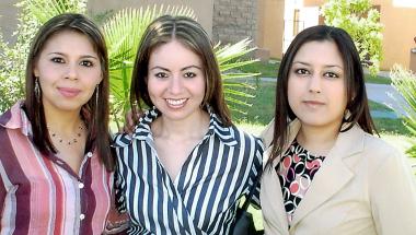 Victoria Casas, Nadia Jaramillo y Nancy Hernández